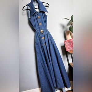 Urban Revival Denim Cut-Out Dress | New With Tags | Size 12
